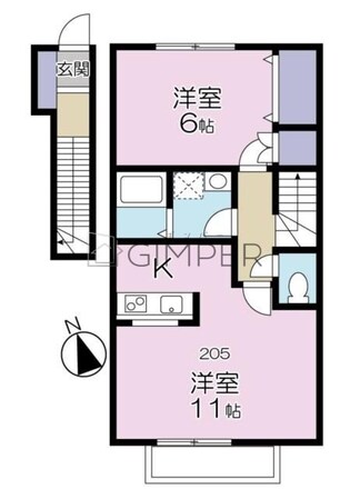 アネックス高井戸の物件間取画像